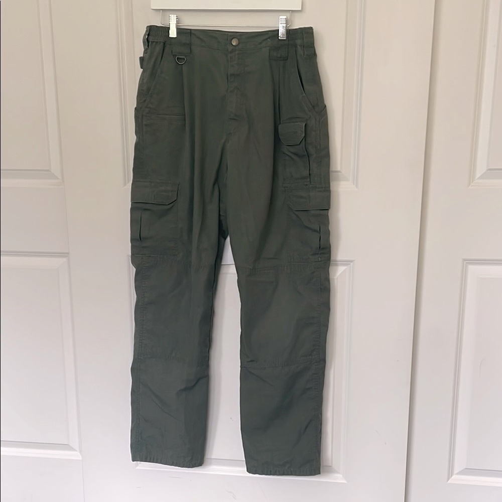 5-11 Tactical Green Ripstop Cargo Pants 34